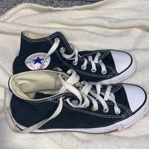 Black Converse High Tops Women’s 7